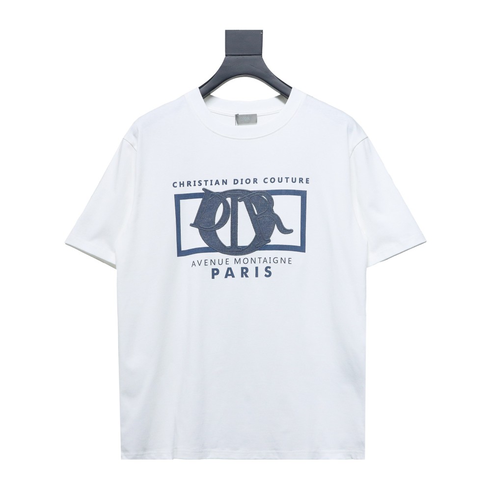 Dior 24ss patch embroidered letter T-Shirts