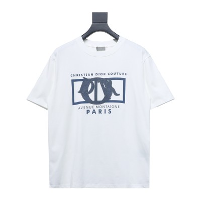  Dior 24ss patch embroidered letter T-Shirts 01