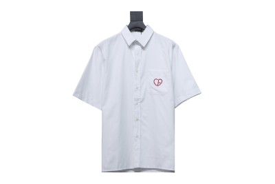 Dior 24ss pocket embroidered heart T-Shirts 01