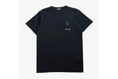 Dior art embroidered letter T-Shirts 01