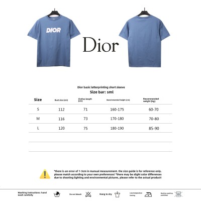 Dior basic letter print T-Shirts