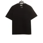 Dior CD embroidered collar letter T-Shirts white