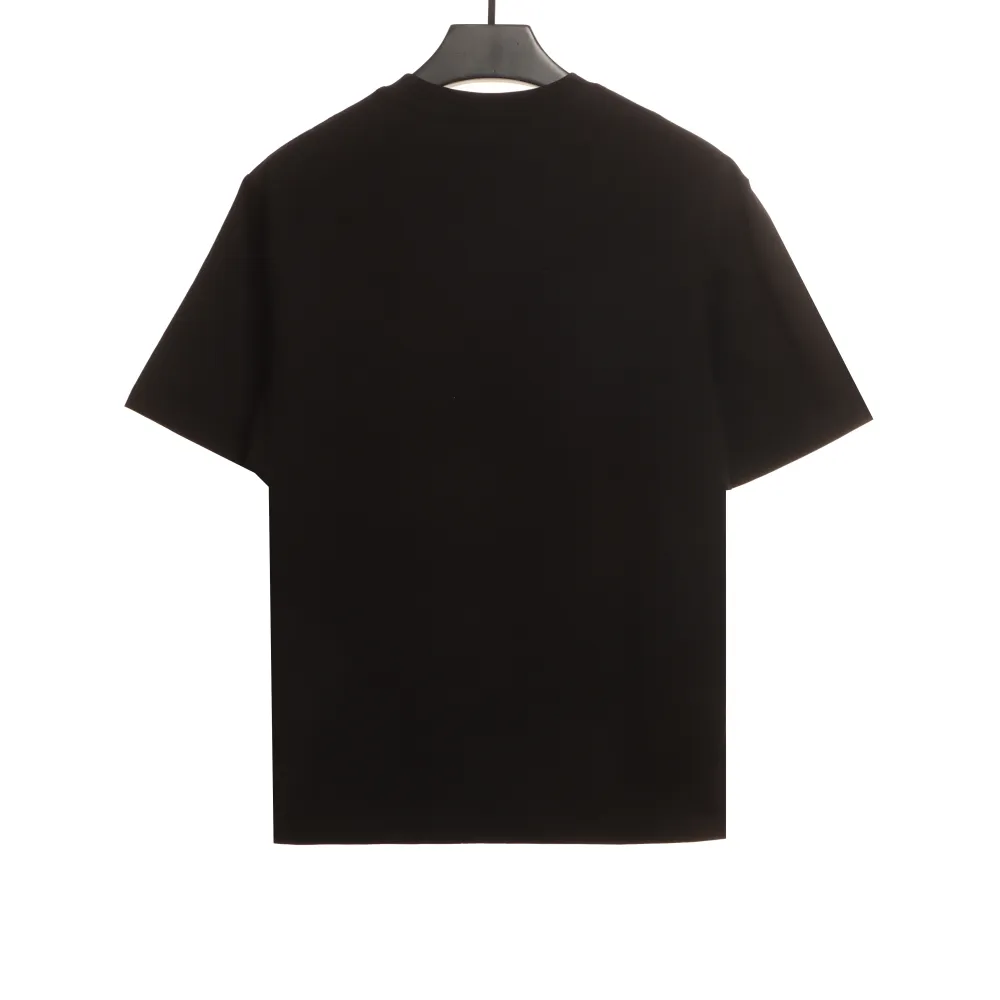 Dior CD embroidered collar letter T-Shirts white