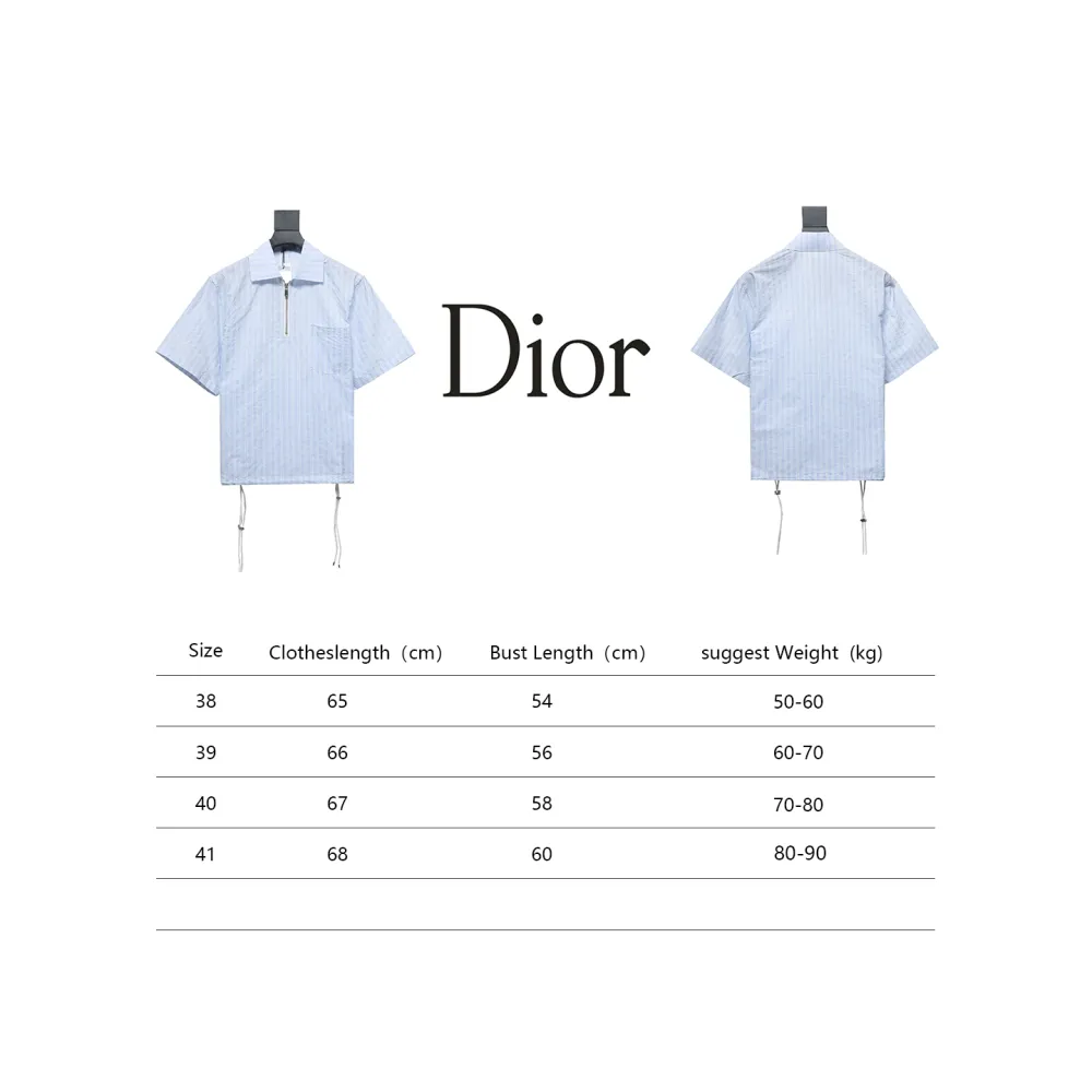 DIOR cd half-zip pullover T-Shirts