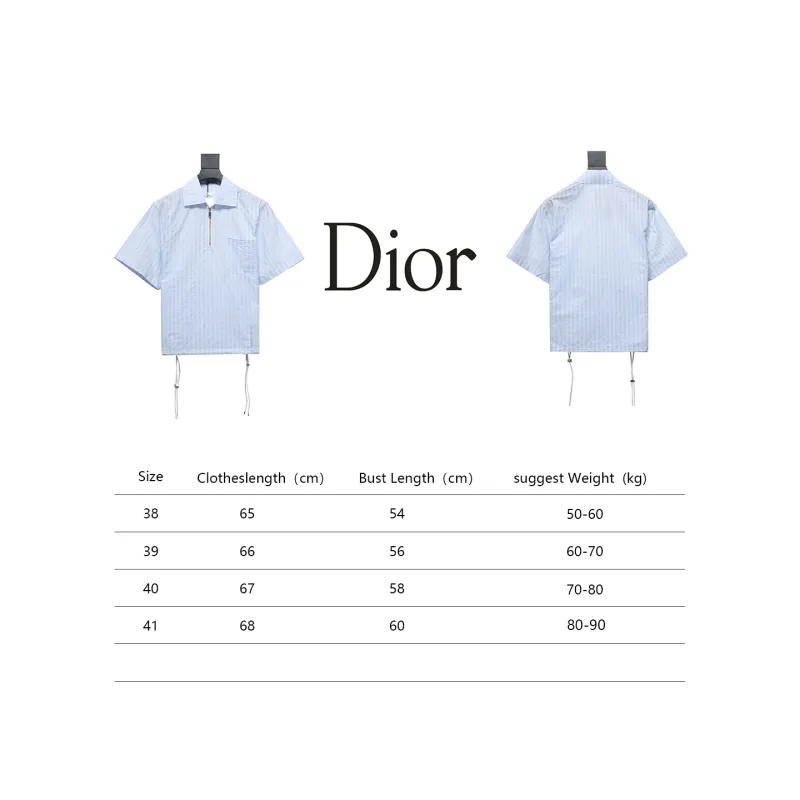 DIOR cd half-zip pullover T-Shirts