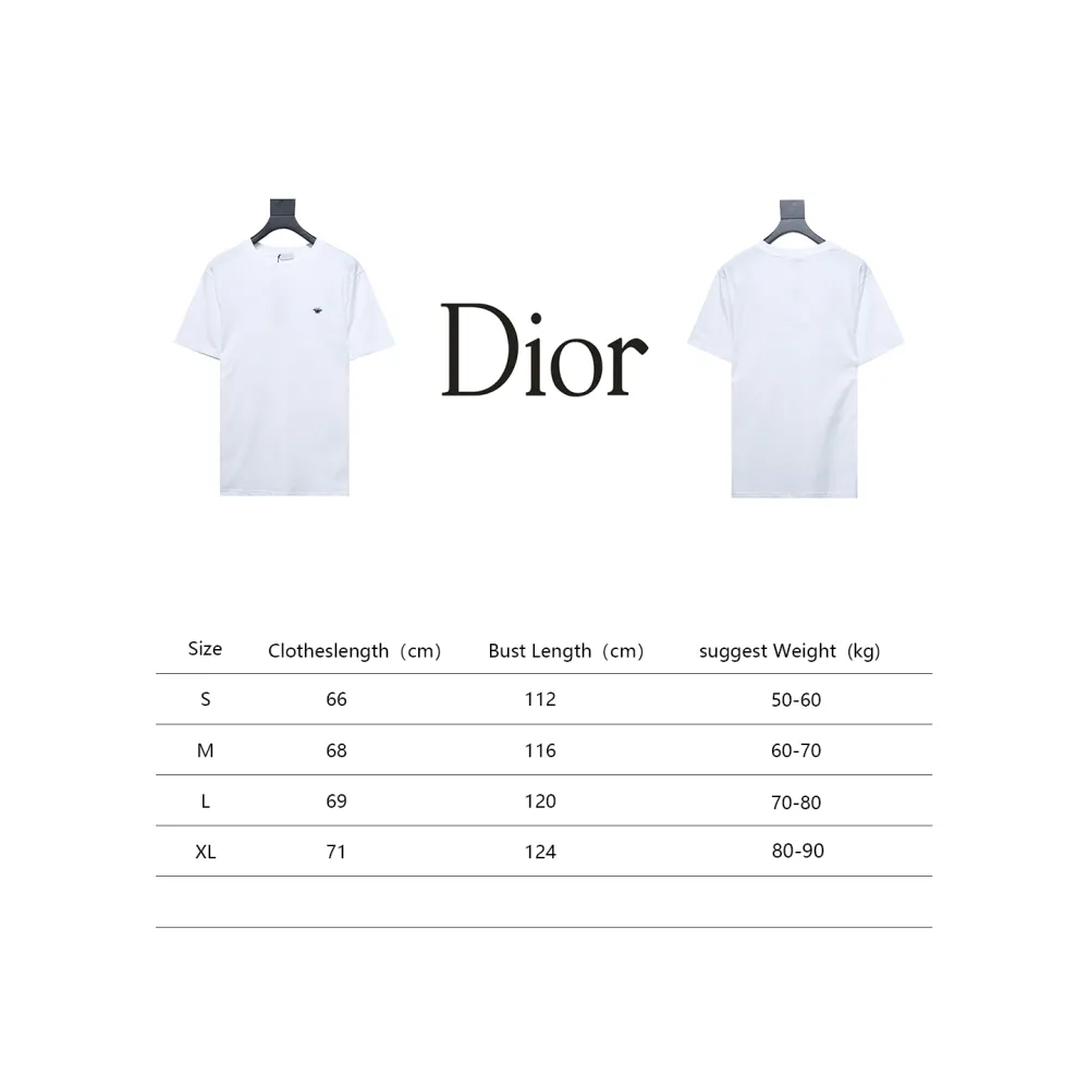 Dior classic bee embroidered T-Shirts 1