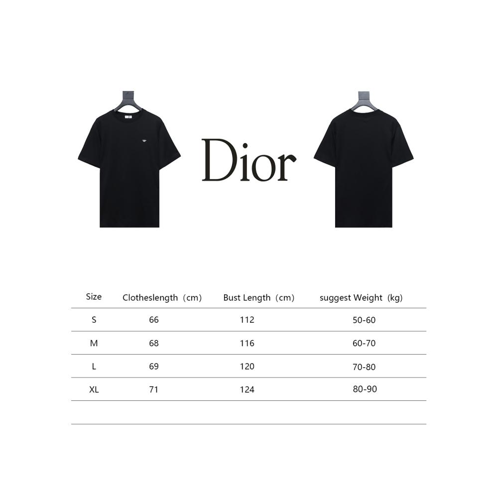 Dior classic bee embroidered T-Shirts 2
