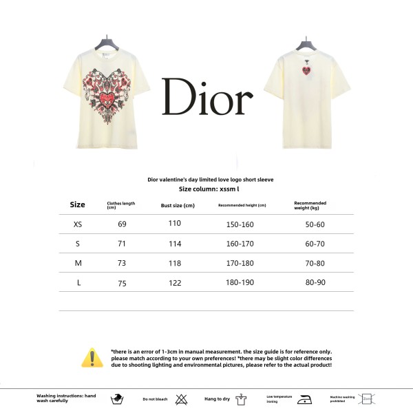 Dior classic letter logo T-Shirts