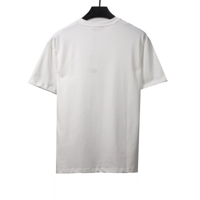 Dior floral white ink direct print T-Shirts white 02