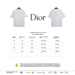 Dior gold embroidered CD T-Shirts black