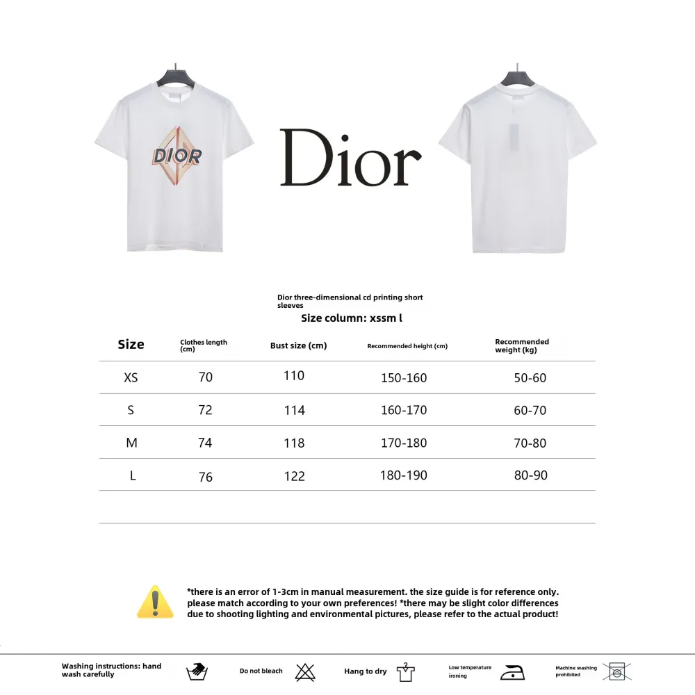 Dior gold embroidered CD T-Shirts white