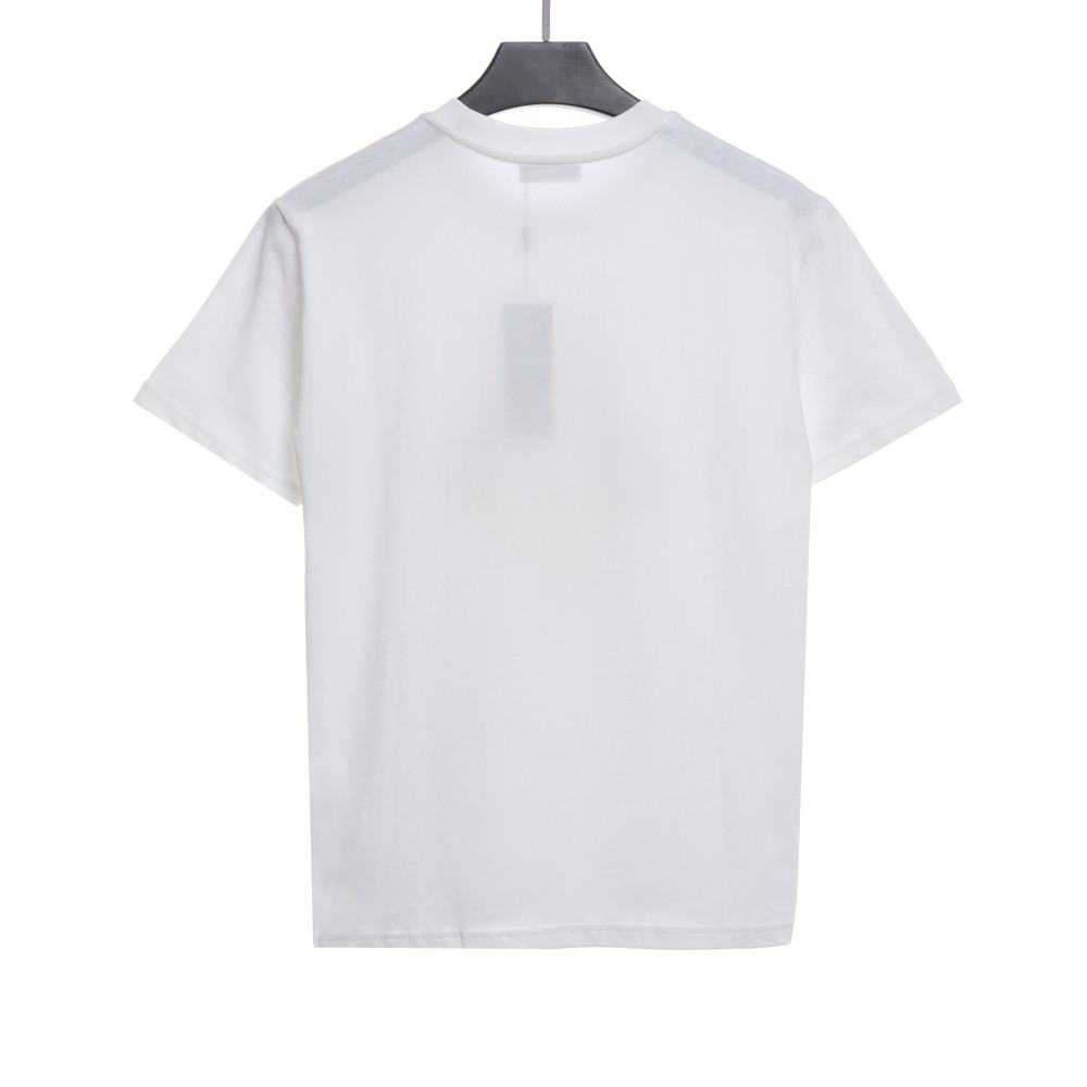 Dior gold embroidered CD T-Shirts white