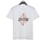 Dior gold embroidered CD T-Shirts white