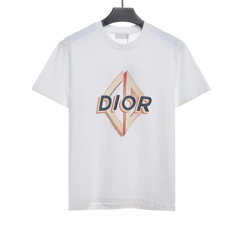 Dior gold embroidered CD T-Shirts white