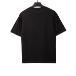 Dior hand-painted three-dimensional letter T-Shirts black