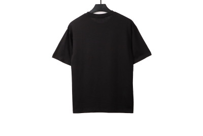 Dior hand-painted three-dimensional letter T-Shirts black 02