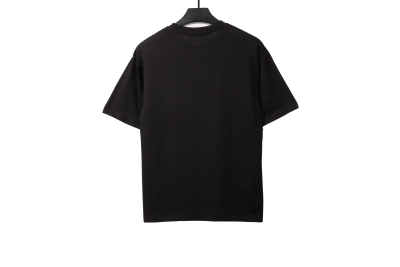 Dior hand-painted three-dimensional letter T-Shirts black 02