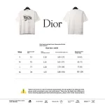 Dior hand-painted three-dimensional letter T-Shirts white