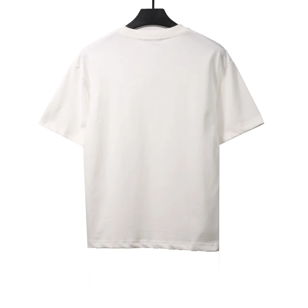 Dior hand-painted three-dimensional letter T-Shirts white