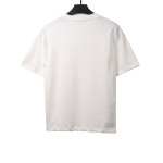 Dior hand-painted three-dimensional letter T-Shirts white