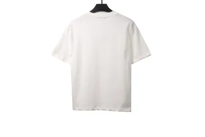 Dior hand-painted three-dimensional letter T-Shirts white 02