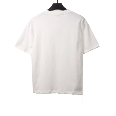 Dior hand-painted three-dimensional letter T-Shirts white 02