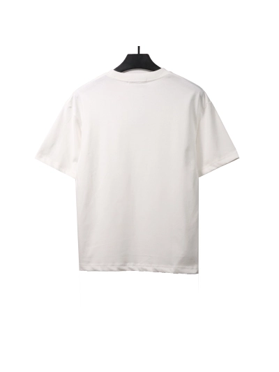 Dior hand-painted three-dimensional letter T-Shirts white 02