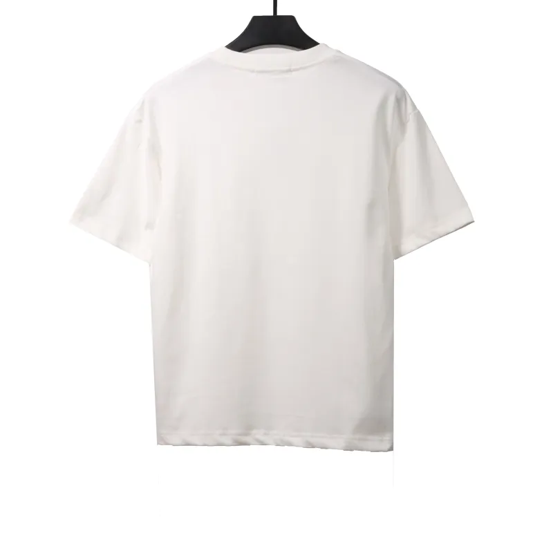 Dior hand-painted three-dimensional letter T-Shirts white