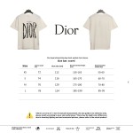 Dior Huang Zitao's same style destroyed signature logo T-Shirts 1