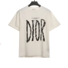 Dior Huang Zitao's same style destroyed signature logo T-Shirts 1