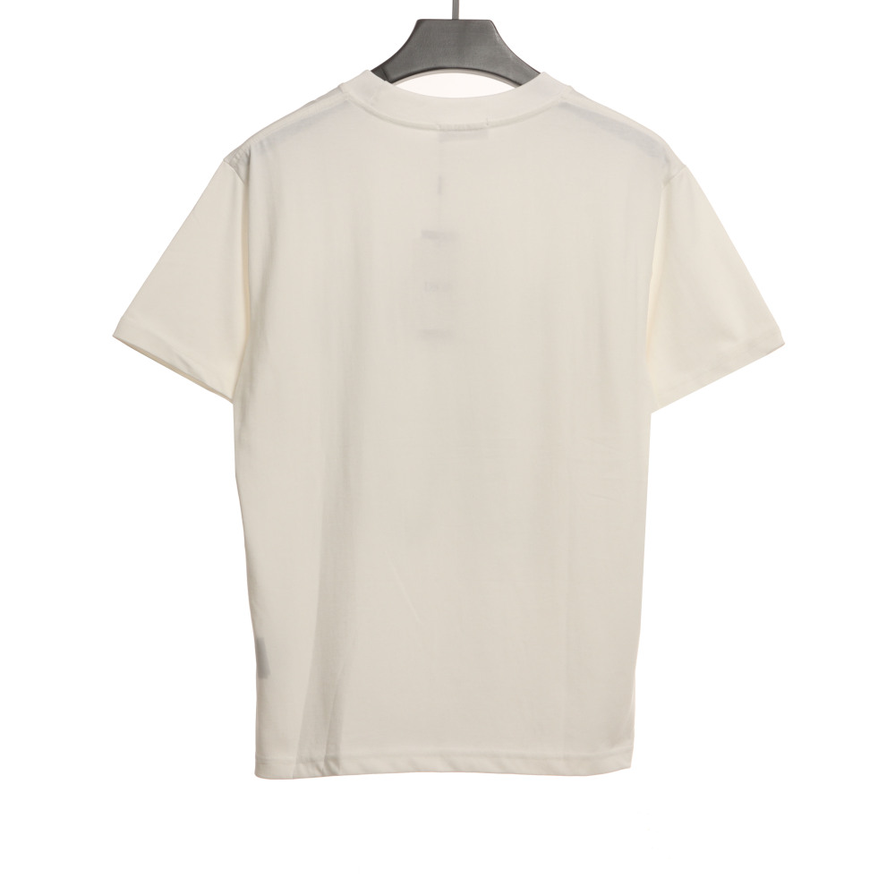 Dior Huang Zitao's same style destroyed signature logo T-Shirts 1