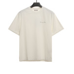 Dior Huang Zitao's same style destroyed signature logo T-Shirts 2
