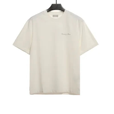 Dior Huang Zitao's same style destroyed signature logo T-Shirts 2 01