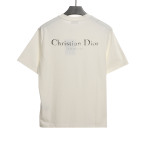 Dior Huang Zitao's same style destroyed signature logo T-Shirts 2
