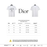 Dior large letter printed logo hand-painted T-Shirts 1