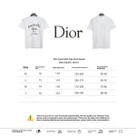 Dior large letter printed logo hand-painted T-Shirts 1