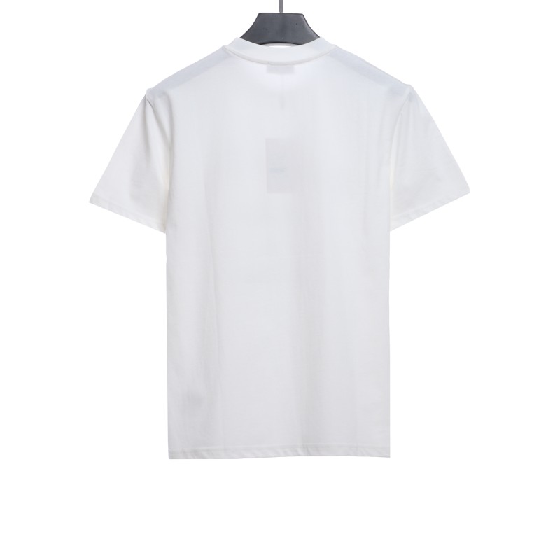 Dior large letter printed logo hand-painted T-Shirts 1