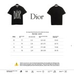 Dior large letter printed logo hand-painted T-Shirts 2