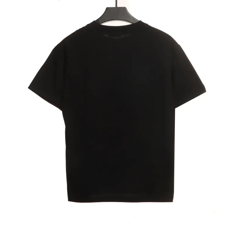 Dior large letter printed logo hand-painted T-Shirts 2