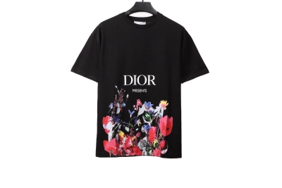 Dior letter ghosting T-Shirts White 01
