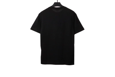 Dior letter gradient embroidery T-Shirts black 02