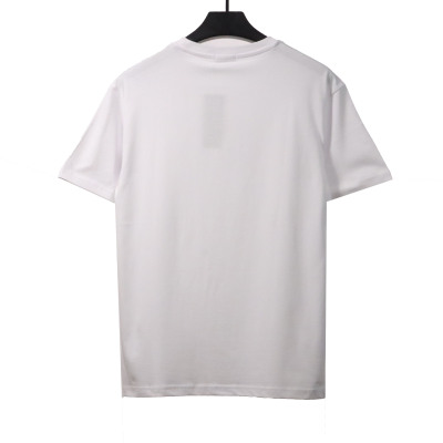 Dior letter gradient embroidery T-Shirts white 02