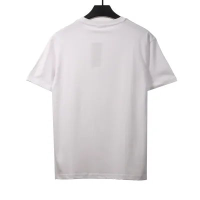 Dior letter gradient embroidery T-Shirts white 02