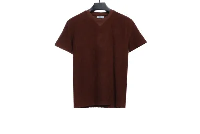Dior letter graffiti print T-Shirts black 01