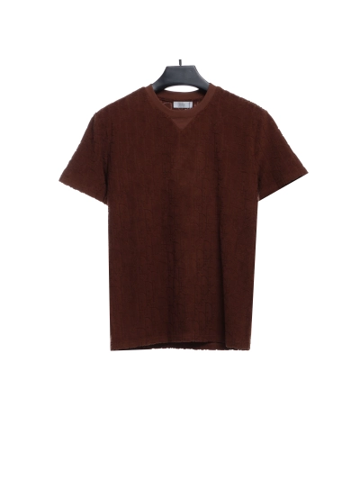 Dior letter graffiti print T-Shirts black 01