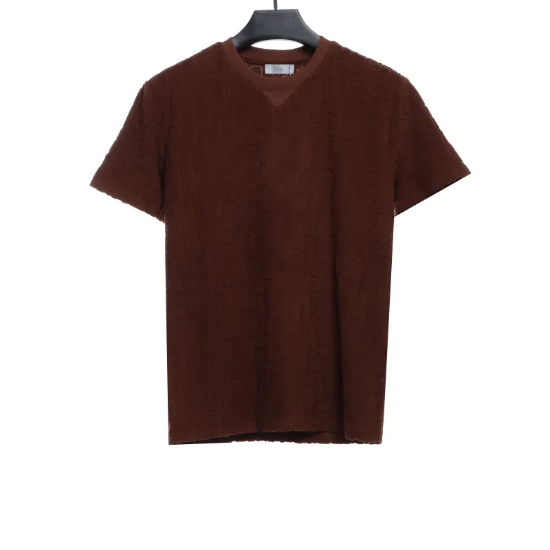Dior letter graffiti print T-Shirts black