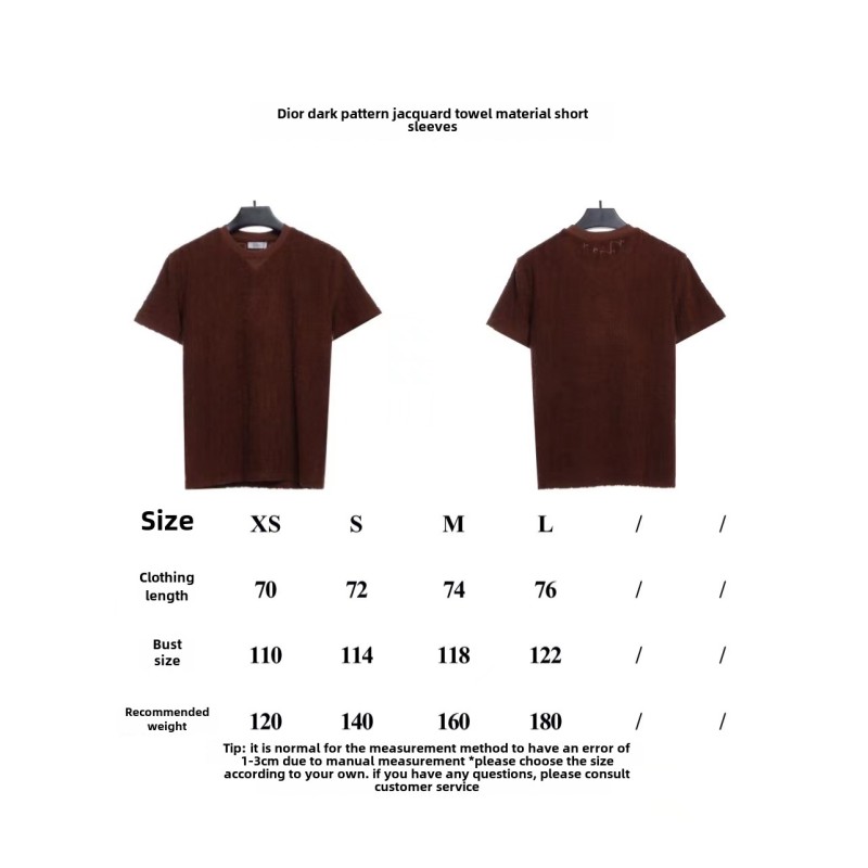 Dior letter graffiti print T-Shirts black