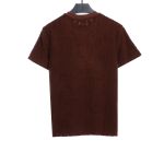 Dior letter graffiti print T-Shirts black