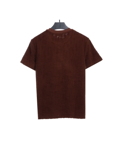Dior letter graffiti print T-Shirts black 02
