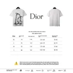 Dior letter graffiti print T-Shirts white